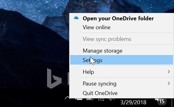 сохранять папки рабочего стола, документов и изображений в OneDrive в Windows 10