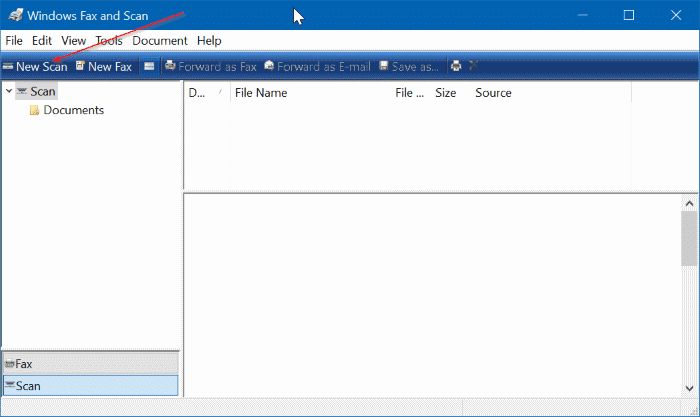 сохранять отсканированные документы и изображения в формате PDF в Windows 10 pic01