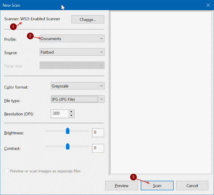 сохранять отсканированные документы и изображения в формате PDF в Windows 10 pic02