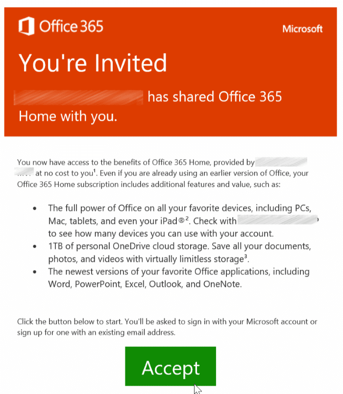 поделиться подпиской на Office 365 для дома с другими pic8