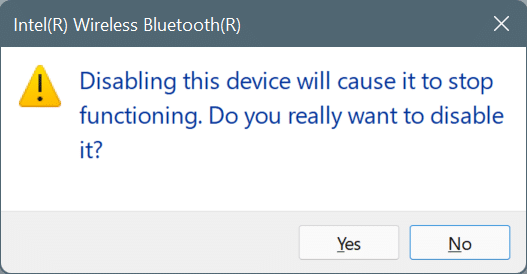 включить или выключить Bluetooth в Windows 11 pic8