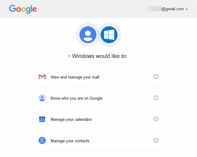 обновить пароль Gmail в Windows 10 pic4