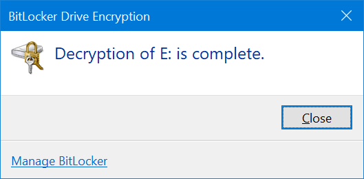 используйте BitLocker для защиты паролем USB-накопителей в Windows 10 pic11