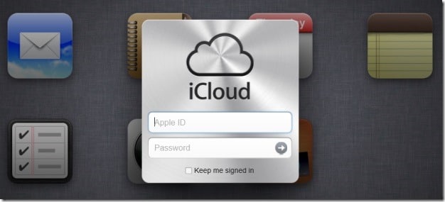 использовать Apple ICloud