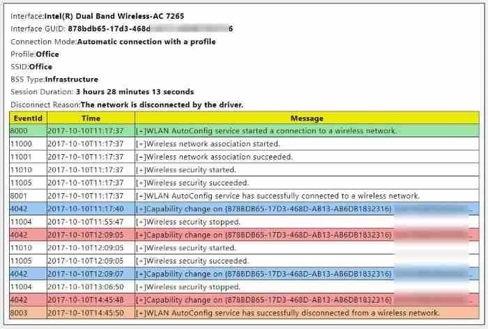 просмотреть отчет об истории Wi-Fi в Windows 10 pic02