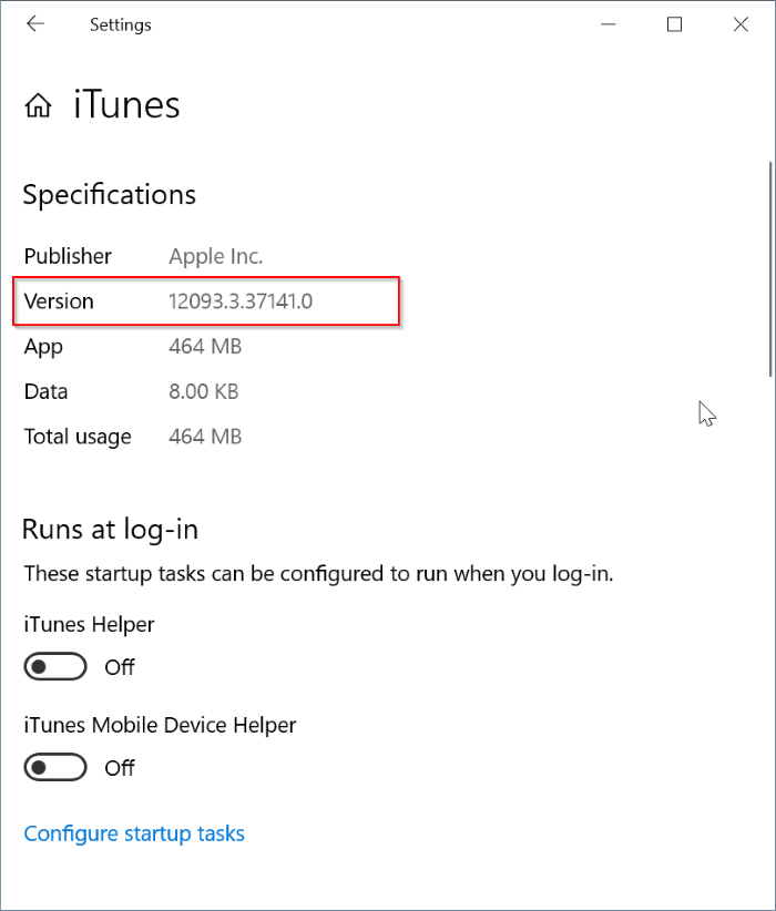 какая последняя версия iTunes для Windows 10 pic02